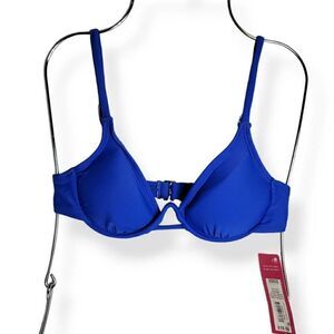 Xhilaration Underwire Blue Bikini Top XS Junior